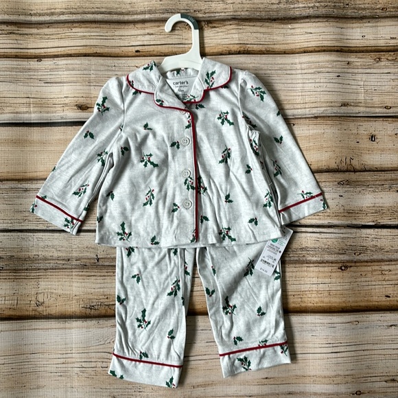 Carter's Other - Carters just one you holly berry pajamas